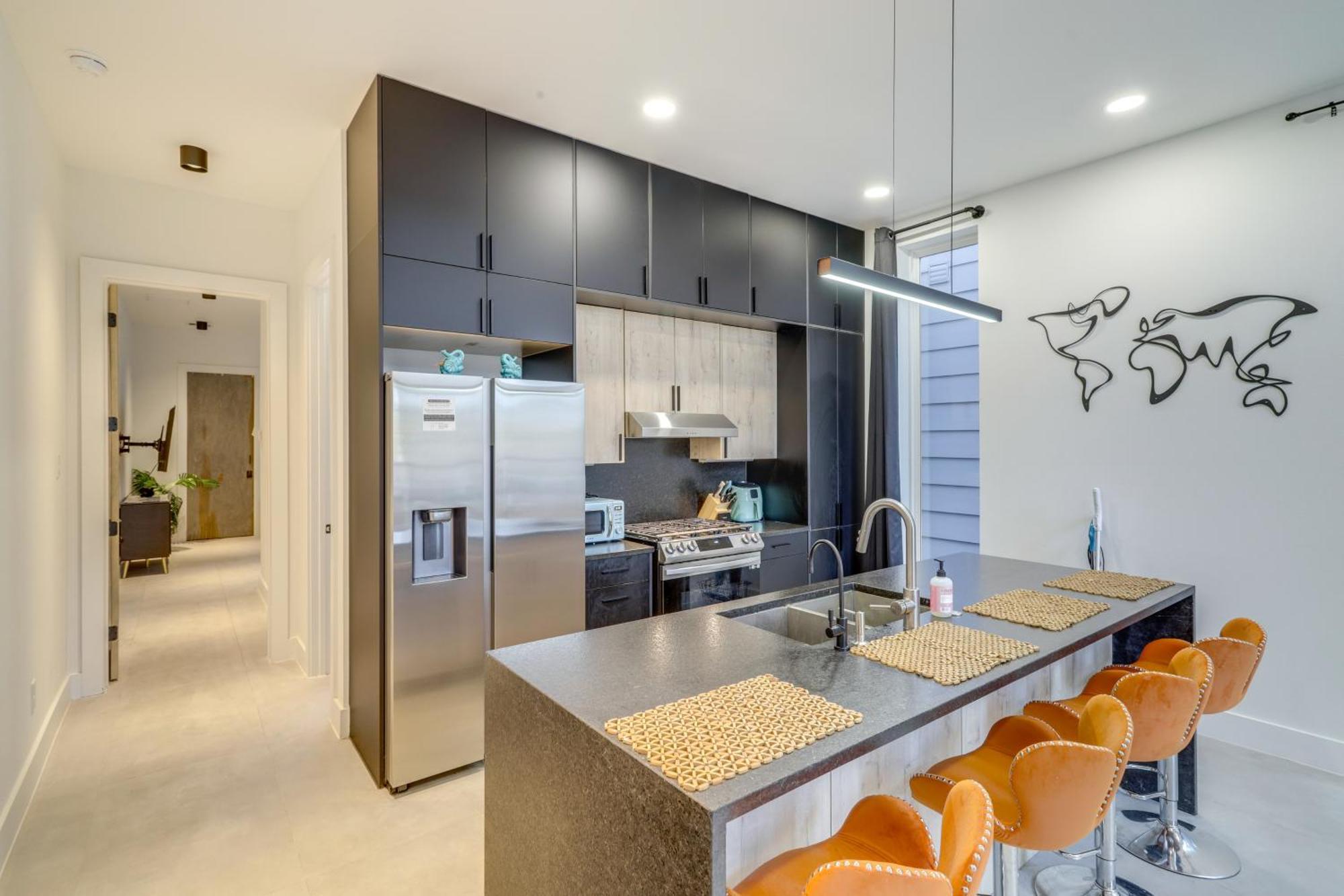 3 Mi To Dtwn Modern Townhome With Yard In Houston Ngoại thất bức ảnh