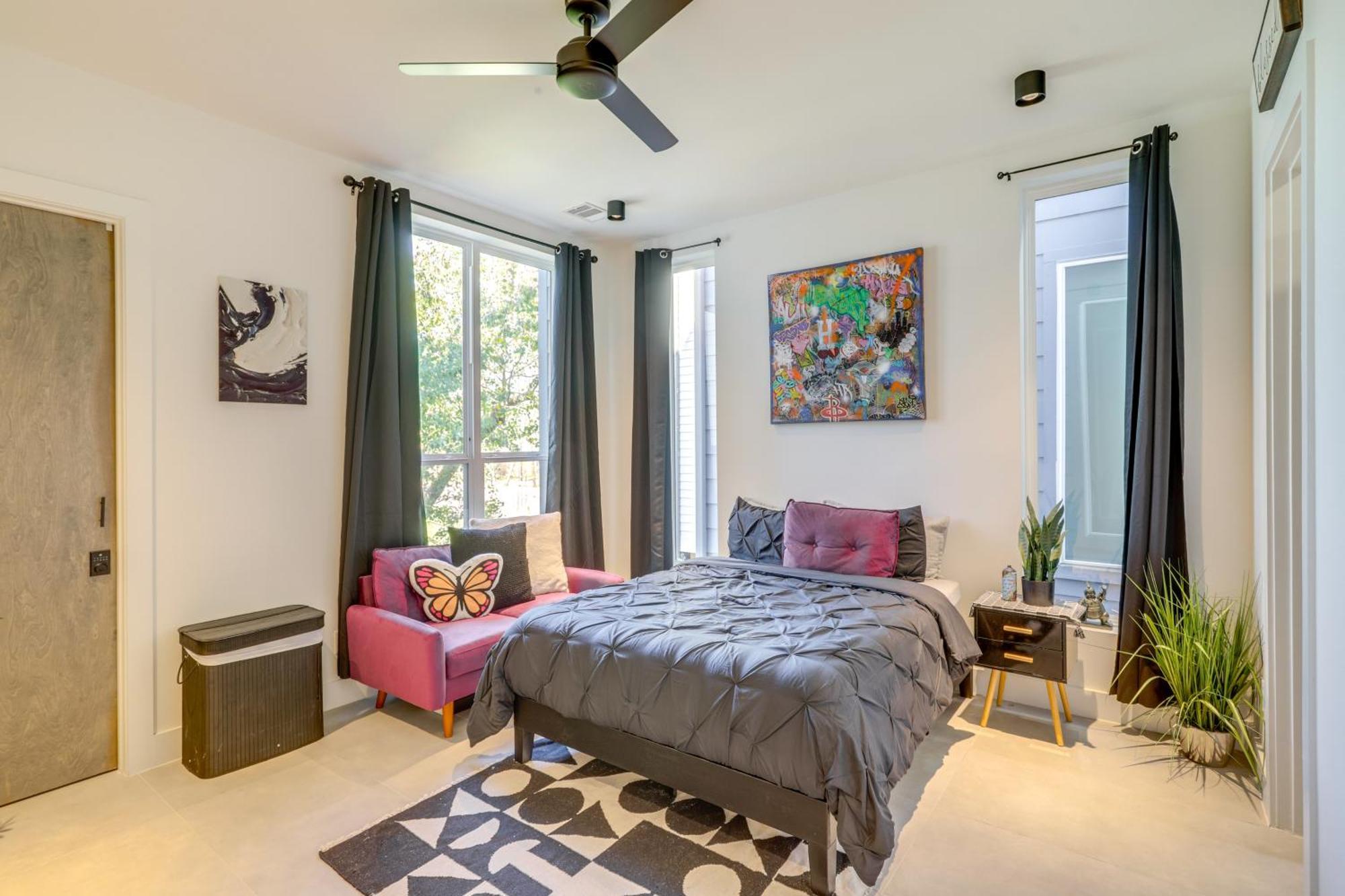 3 Mi To Dtwn Modern Townhome With Yard In Houston Ngoại thất bức ảnh